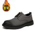 European Warm Series 2025 Autumn Winter New Martin British Style Mid-top Shoes Genuine Leather Casual Fleece-lined Men's Short Boots_vogvips.com