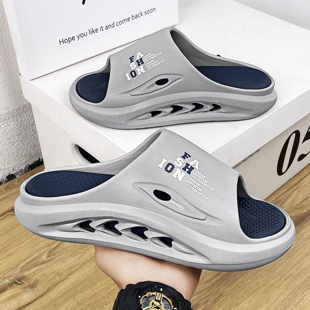 Slippers Summer Outdoor Wear, Anti Slip One Line Mop, Korean Version, Casual Plus Size, Sports Beach Shoes, Thick Soled_vogvips.com