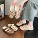 EVA Closed-toe Anti-collision For Women, Summer Outdoor Cartoon Sandals, Non-slip Beach Shoes, Colorful Leopard Print_vogvips.com