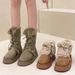 Women's Shoes Versatile Cotton Shoes For Women, New Winter Style, Niche Design, Thick Soled, Warm, Furry Boots For Women._vogvips.com