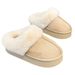 Women's Cotton 2024 New Thick Sole Suede Internet Celebrity Forest Style Furry Slippers Winter Warm Indoor Home Outdoor_vogvips.com