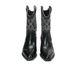 Zhao Lusi Same Style 2025 Summer New Melad Pile Western Cowboy Genuine Leather Pointed Toe Short Boots_vogvips.com