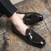 Spring And Summer New Stylish Trendy Leather Shoes, Cross-border Fashion Men's Low-top Slip-on Shoes For All Seasons_vogvips.com
