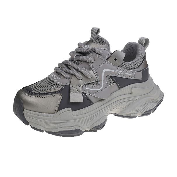 Thick Soled Dad Shoes For Women Ins Trend New Style Fashionable Versatile Mesh Breathable Sports Casual Shoes For Women_vogvips.com
