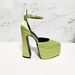 Elegant Rhinestone Platform Stiletto Heels - 14.5cm Chunky High Heels For Women, Pointed Toe Evening Shoes, Waterproof Sole, Wide Sizes 35-42_vogvips.com