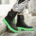 European Warm Series Autumn Men's Martin White High-top Fashion Show Style Trendy Pocket Motorcycle Boots_vogvips.com