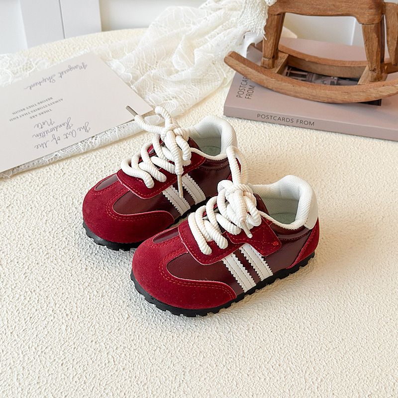 Children's 2026 Spring And Autumn New Model Girls' Sneakers Boys' Casual Lightweight Running For Older Kids Color-Block_vogvips.com