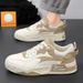 Men's New Summer Breathable Black And White Panda Sneakers Men's Casual Sports Thick Bottom Non-slip Mesh Shoes_vogvips.com