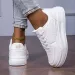 Fashion Women Casual Breathable Flat Shoes Sneakers White Female Footwear Sports Running Outdoor Walking Shoes_vogvips.com