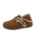 2025 Vintage Fleece-Lined Warm Shoes For Women Season New Fashion Versatile Slip-On Casual Loafers_vogvips.com