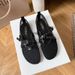 Summer New Style Women's Flat Soled Sandals Hollow out Fishnet Mesh Shoes Ballet Single Shoes_vogvips.com