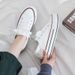 Thick Soled Two On Canvas For Women Spring New Korean Version Versatile Half Drag Trendy One Foot White Lazy Shoes_vogvips.com