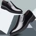 Men Business Dress Shoes Spring Autumn Leisure Genuine Leather Breathable Soft Sole Invisible Elevated Anti Slip Casual 40_vogvips.com