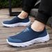 Men's Casual Sports Shoes For Summer, Extra-large Size Mesh Running Slip-on Outdoor Travel Shoes, Lightweight And_vogvips.com