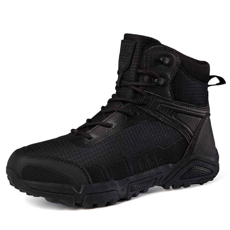 New Anti Slip And Wear-resistant Outdoor Mid Top Waterproof Adventure Rescue Workwear Hiking Boots For Men_vogvips.com