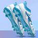 High Top 2025 Summer New Style Fly Woven Breathable Long Shoes, Large Size Broken Nail Football Shoes_vogvips.com