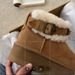 Sangpo Village Thick-Soled Women's Winter Genuine Thickened Lamb Wool Fleece Belted Short Warm Snow Boots_vogvips.com
