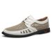 Men's Summer Hollow Trendy New Fashion Casual Breathable Small Leather Shoes_vogvips.com