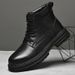 European Warm Series New Men's Top Layer Cowhide Martin Genuine Leather Fleece Lined Warm Casual Cotton Shoes Outdoor Travel Fashion Work_vogvips.com