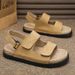 Summer Outdoor Non-slip Anti-odor Beach Sports Thick Bottom Soft Bottom Comfortable Men's Sandals_vogvips.com