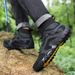 Men's Outdoor Hiking Shoes - Anti-Slip, Breathable Flyknit, EVA Midsole For Trail Running, Camping, Fishing & Rock Climbing Rock Climbing Shoes_vogvips.com