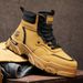 European Warm Series Men's Martin Boots 2025 Autumn Winter New High-top Thick-soled Warm British Style Work Motorcycle Shoes_vogvips.com