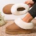 Large Size New Snow Boots Korean Version Versatile Women's Cotton Shoes Short Tube With Plush Insulation_vogvips.com