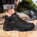 Hiking Shoes Men Ankle Boots Outdoor Camping Anti-collision Climbing Shoe Lace Up Climbing Trekking Sneakers_vogvips.com
