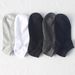 Plus-size boat socks men's summer thin solid color socks wicking cotton socks and ankle socks_vogvips.com
