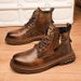 Martin 2024 Autumn Trend New High-top British Style Work Boots Men's High-end Feel_vogvips.com