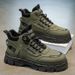 European Warm Series 2025 Autumn New High-top Martin Men's British Style Thick-soled Work Shoes Casual Short Boots_vogvips.com