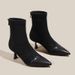 Women's High-heeled Ankle Boots With Stiletto Heels, 2025 New Winter Pointed-toe Chelsea Women's Boots, French-style Coffee-colore_vogvips.com