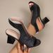 European And American Style Open-Toe For Women 2025 New Model Export Large Size High Heels Chunky Heel Fashionable_vogvips.com