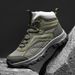 2025 New Men's High Top Hiking Boots Breathable Sneakers Durable Non-slip Mountain Climbing Shoes Outdoor Trekking Hunting Boots_vogvips.com