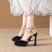 90776-12 Women's Closed-Toe Sandals 2026 New Model Studded High Heels With Thin Heel 35-41 Sizes_vogvips.com