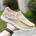 New Slip-On Spring Summer Autumn Trendy Canvas Soft Sole Men's Old Beijing Cloth Comfortable Casual Shoes Men_vogvips.com