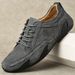 Plus Size Doug Shoes Men's Genuine Leather Breathable Loafers Casual Men's Leather Shoes Tide Good Year Handmade Men's S_vogvips.com
