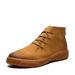 European Warm Series Plus Size Fashion Versatile Cowhide Sole Genuine Leather Martin Boots Men's Shoes_vogvips.com