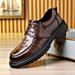 Men's 2025 Summer Top Layer Cowhide British Business Formal Casual Sole Soft Leather Wedding Groom Shoes_vogvips.com