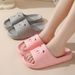 Soft Sole Home Slippers For Women, Summer New Indoor Lightweight Non-Slip Thick Sole, Suitable For Outdoor Wear, Couple's Cool Slippers For Men_vogvips.com