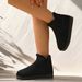 Women's Cozy Winter Snow Boots With Faux Fur Lining – Slip-On Round Toe Casual Shoes For Cold Weather Short Tube Cotton Shoes Women_vogvips.com