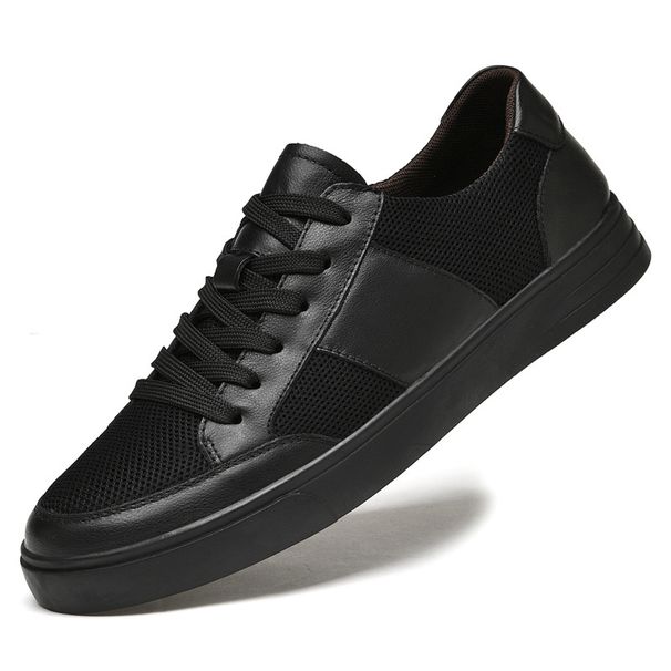 The First Layer Of Men's Shoes Mesh Yarn Breathable Little White Shoes Men's Casual Board Shoes Hollow Mesh Shoes_vogvips.com