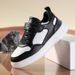New Casual Leather Sneakers Children Solid Color Fashion Skateboarding Shoes Kids Comfortable Low Top Trainers For Boys_vogvips.com