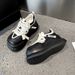 Thick Soled Dad Women's Versatile 2024 New Autumn Fashion Trend Sponge Cake Casual Small Height Shoes Children_vogvips.com