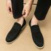 Men's shoes cross-border plus size casual leather shoes fashion slip-on loafers trendy simple formal wear business leather shoes can be sent on behalf_vogvips.com