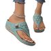 2025 Women's Summer With Clip On Feet, New Oversized Hollow Metal Thick Soled Cool Slippers For Women_vogvips.com