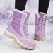 Cotton Shoes, Cold Resistant Boots, Women's Outdoor Boots With Thick Fleece And Warm Snow Boots_vogvips.com