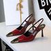 2629-A1 Leopard Print Shoes With Thin Heels Metal Pointed Tips, Featuring Rear Hanging Strap And A Banquet High-heeled_vogvips.com