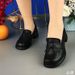 Retro Ladies' Loafers 2025 Autumn New Popular British Style Leather Soft Sole Comfortable Women's Shoes_vogvips.com