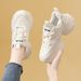 Black Dad Sneakers For Women 2025 New Autumn Thick-Soled White Height-Increasing Soft-Soled Travel Sports Casual Shoes Versatile_vogvips.com